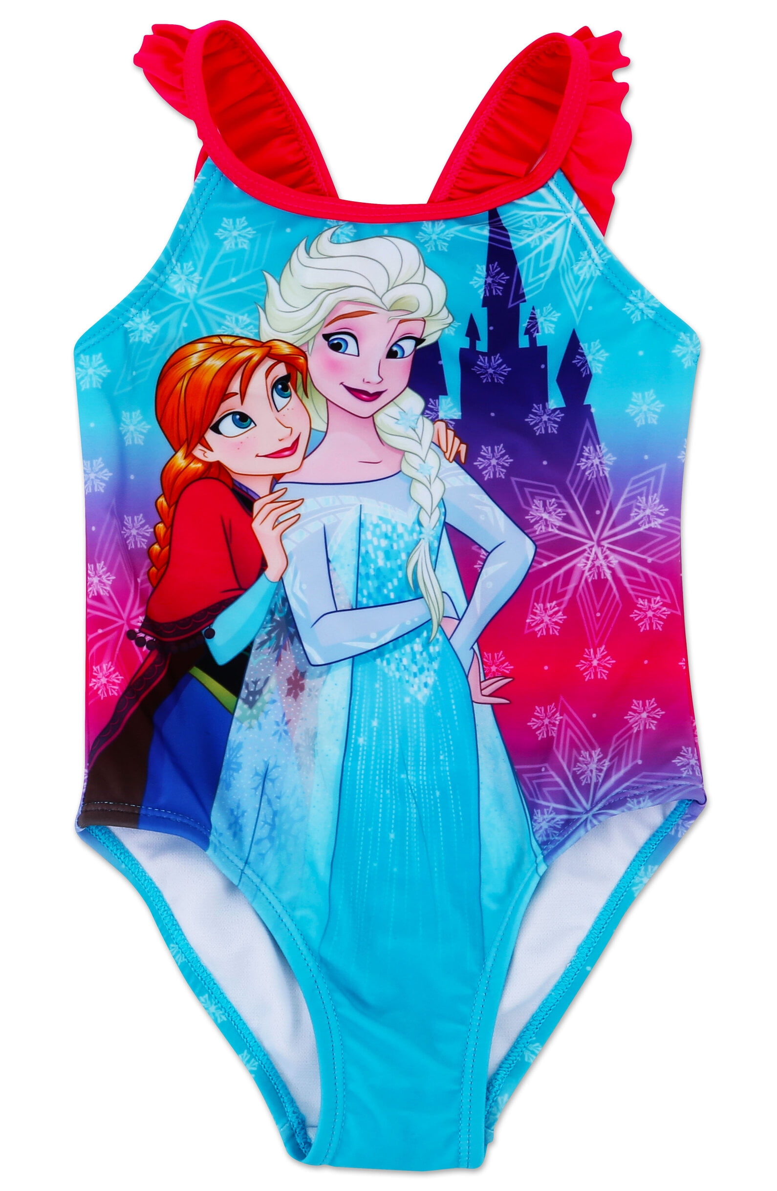 Disney Frozen Infant Baby Girls One Piece Bathing Suit 12 Months